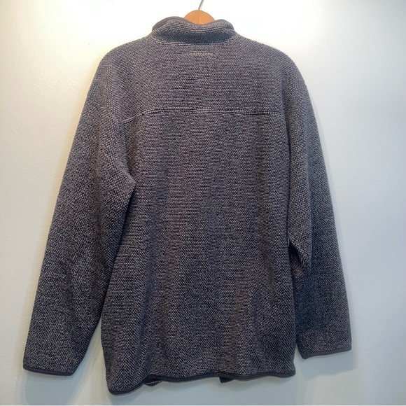 Southern Marsh Sweatshirt Mens Medium Gray Polyester Mock Neck 1/4 Zip Pullover - Picture 6 of 9